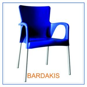 Πολυθρόνα  Στοιβαζόμενη,  Απόχρωση Μπλε